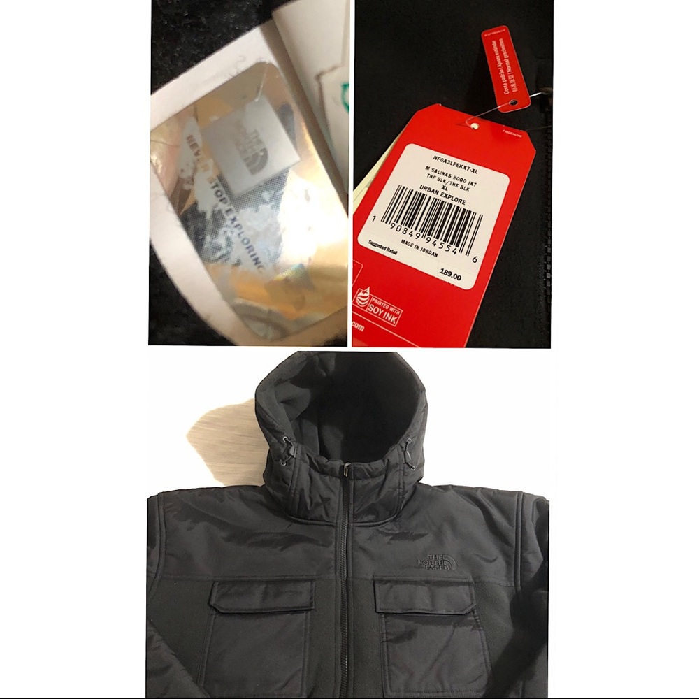 North Face Salinas Hooded Fleece jacket - Picture 6 of 8
